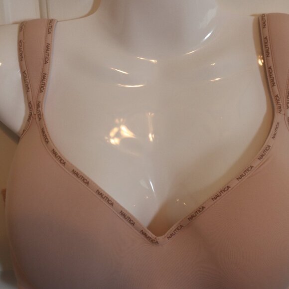 Nautica Intimates 40DD Padded Underwire Full Figure Bra Wide Padded Straps - Picture 4 of 11
